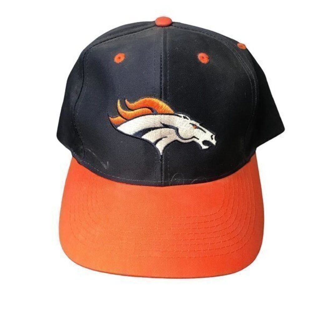 Logo‎ 7 Denver Broncos Blue Orange NFL Football Snapback Hat Cap